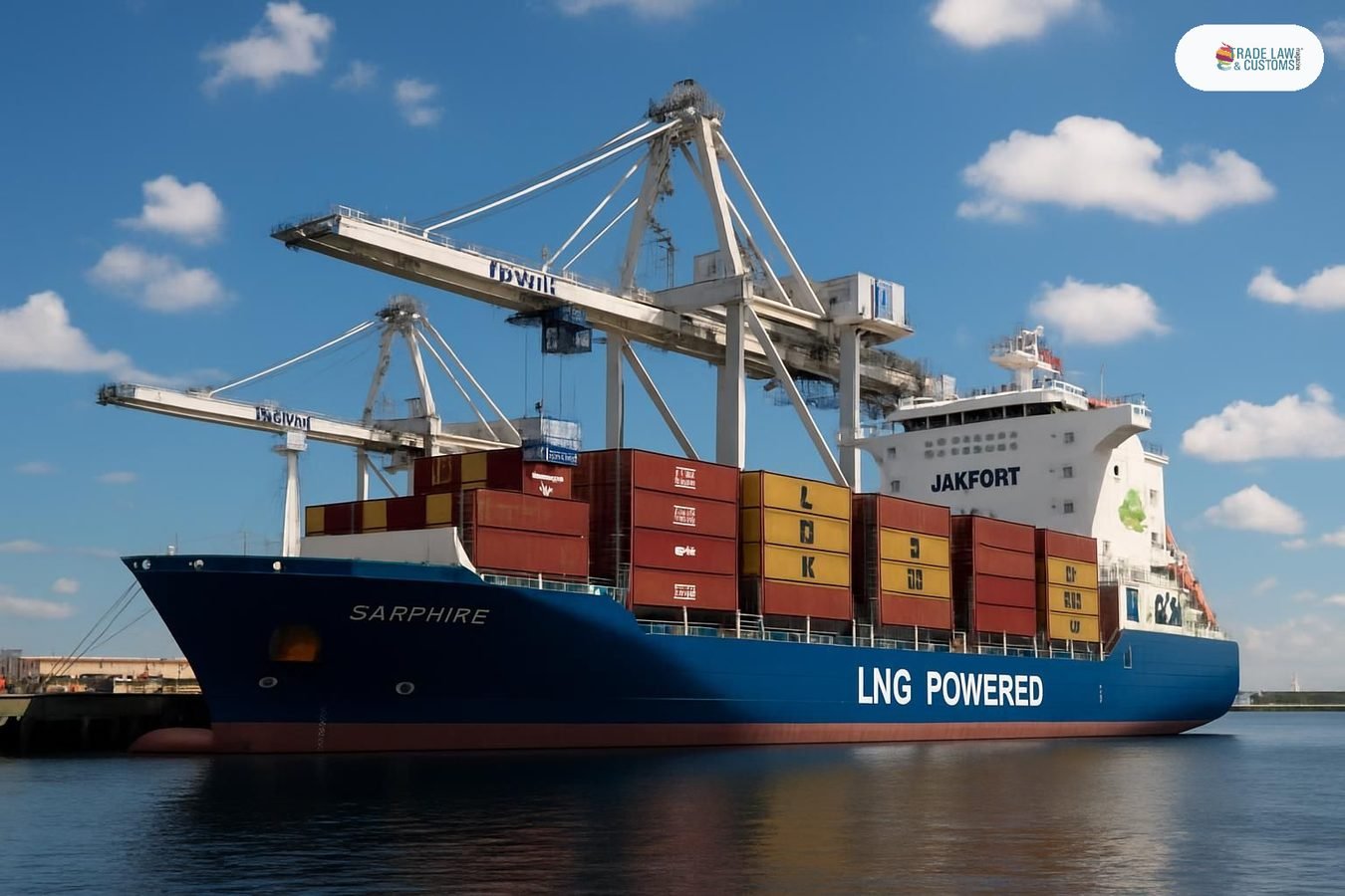Buque portacontenedores Sapphire de ZIM y MSC en primera escala en Jacksonville el 14 de julio de 2026