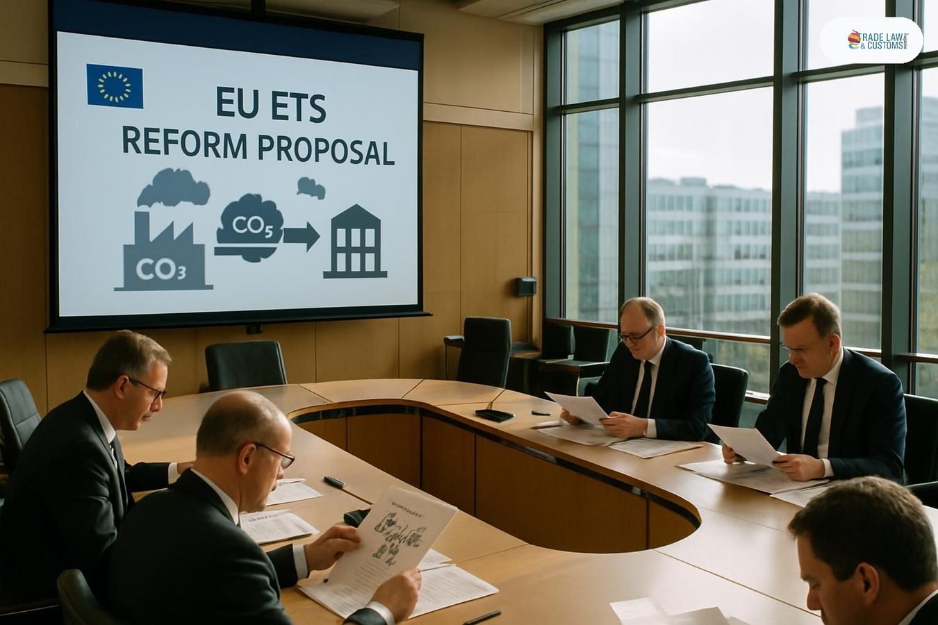 Presentación de la reforma del EU ETS en la Comisión Europea en Bruselas el 17 de julio de 2026
