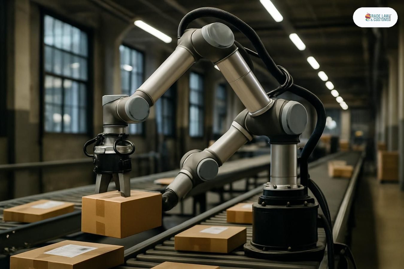 Robot de doble brazo clasifica paquetes de comercio electrónico en almacén 3PL de Brooklyn