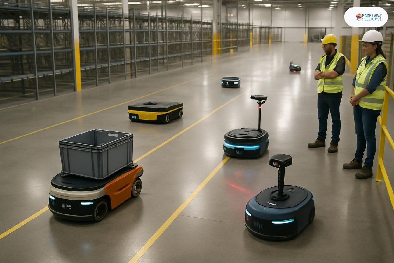 Robots en la cadena logística