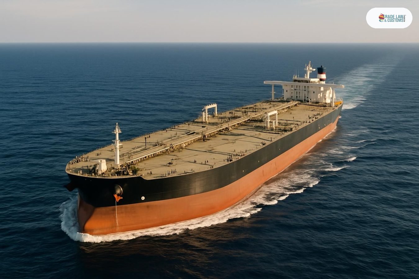 Superpetrolero saudita navegando en lastre por el Océano Índico con rumbo al sur de África para evitar el paso por Bab el-Mandeb