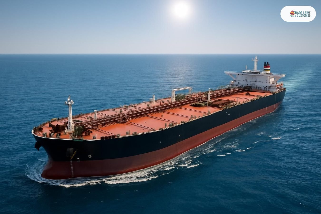 Supertanquero VLCC cruza el Golfo de Omán, reflejo del récord histórico de ganancias navieras en el tercer trimestre de 2026.