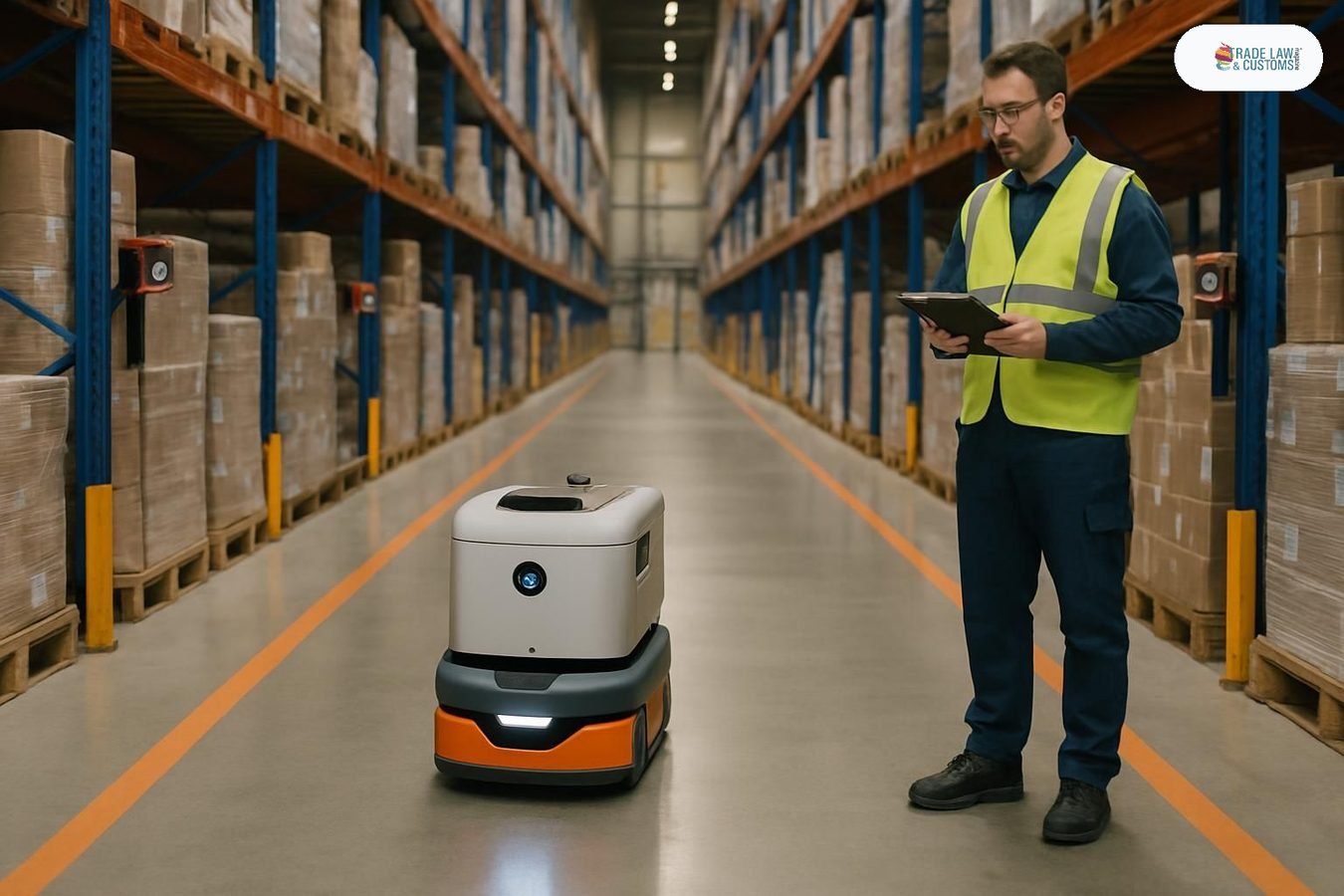 Robots en la cadena logística