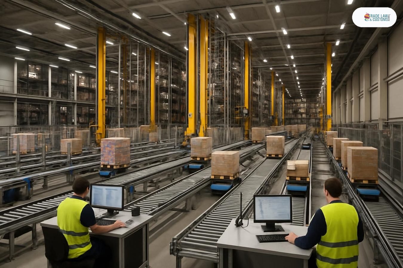 Robots en la cadena logística