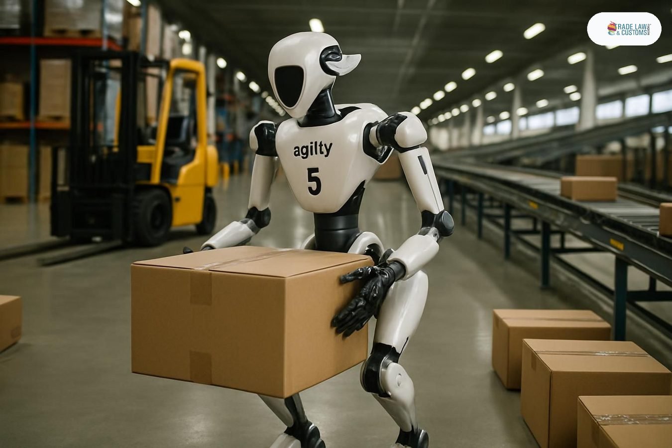 Robots en la cadena logística